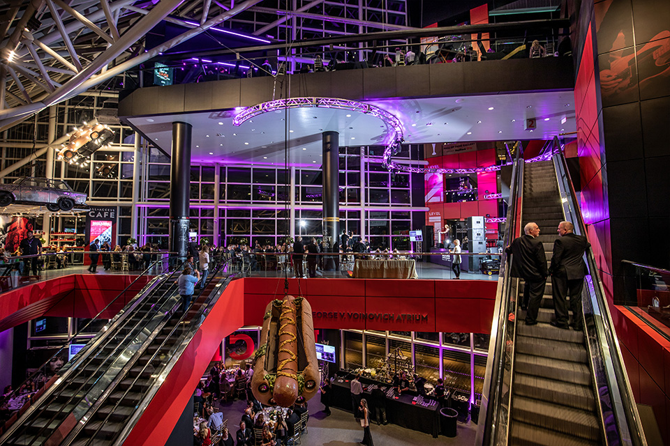 Rock and Roll Hall of Fame Atrium (courtesy of Rock and roll hall of Fame)