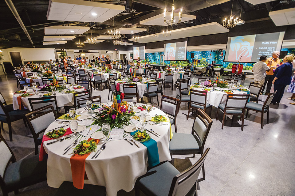 Event space at the Toledo Zoo and Aquarium (photo courtesy of Toledo Zoo)